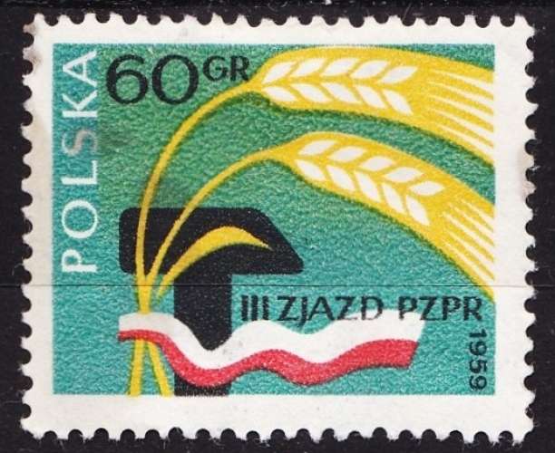 Pologne - Année 1959 - Y& T N° 957*