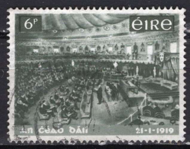 IRLANDE 1969 CENTENAIRE DU PARLEMENT OBLITERE