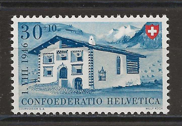 SUISSE ANNEE 1945 Y.T N°422 NEUF** 