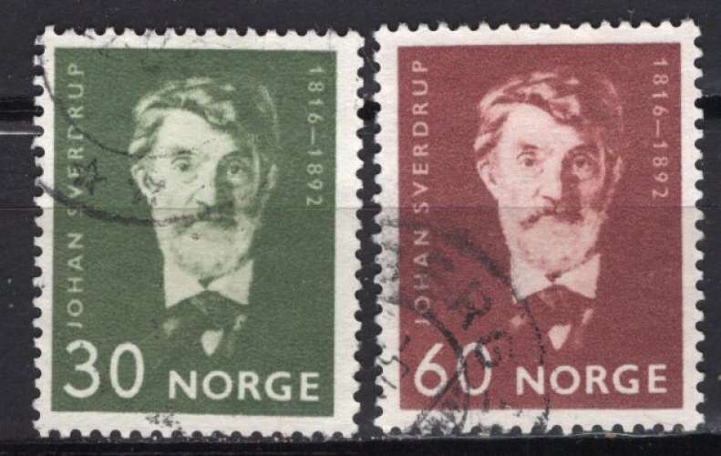 NORVEGE 1966 JOHAB SVERDRAP HOMME D'ETAT OBLITERE