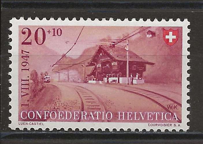 SUISSE ANNEE 1947 Y.T N°439 NEUF** 