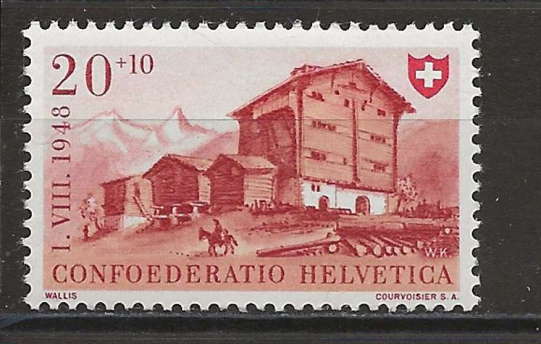 SUISSE ANNEE 1948 Y.T N°459 NEUF** 