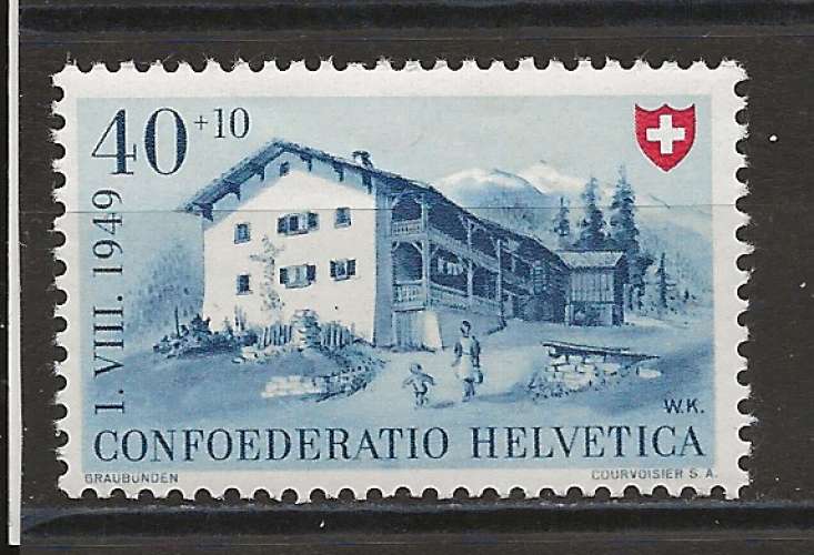 SUISSE ANNEE 1949 Y.T N°480 NEUF** 