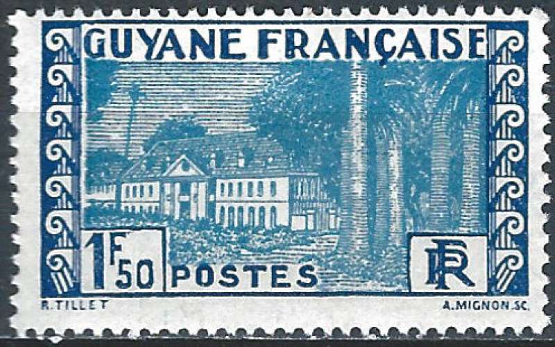 Guyane - 1929 - Y & T n° 127 - MNG