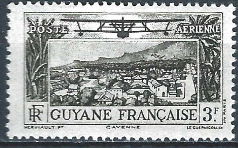 Guyane - 1933 - Y & T n° 15 Poste aérienne - MH