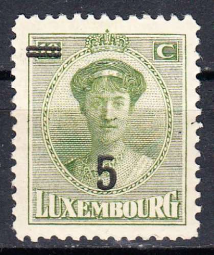 LUXEMBOURG - 1925 - Grande Duchesse Charlotte - Yvert 159 Neuf *