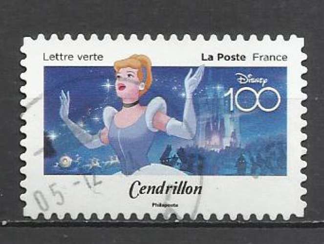 FRANCE 2023 DISNEY Cendrillon Cachet ROND