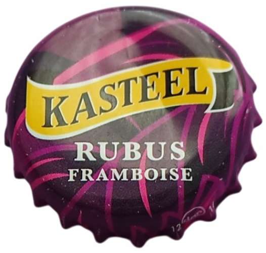 Belgique Capsule Bière Beer Crown Cap Kasteel Rubus Framboise RP213