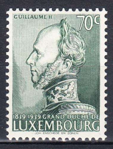 LUXEMBOURG - 1939 - Grand Duc Guillaume II - Yvert 314 Neuf *