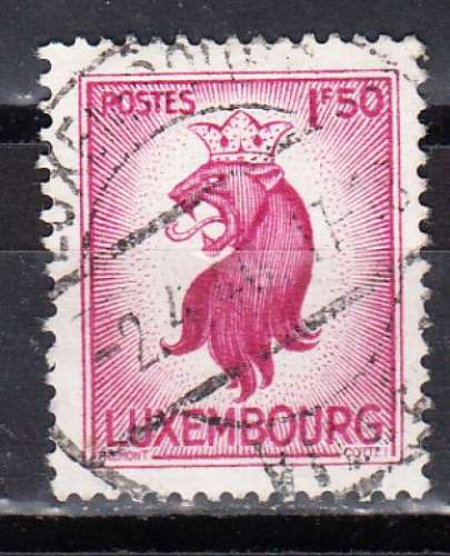 LUXEMBOURG - 1945 - Lion héraldique - Yvert 365 Oblitéré