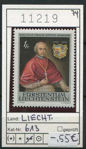 Liechtenstein 1974  - Michel 613 - ** neuf mnh - 