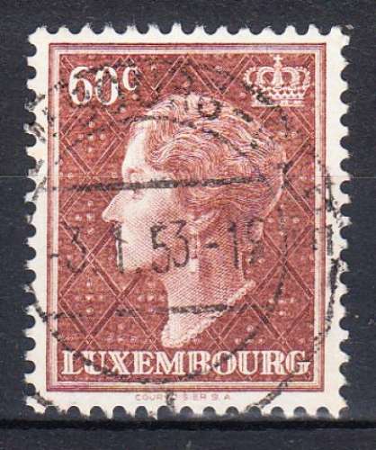 LUXEMBOURG - 1948 - Grande Duchesse Charlotte - Yvert 416 Oblitéré