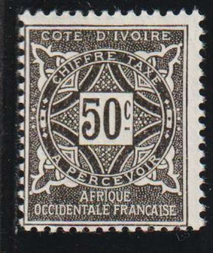 CÔTE D'IVOIRE Taxe   - Y&T  N° 14