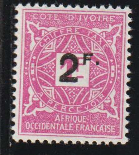 CÔTE D'IVOIRE Taxe   - Y&T  N° 17