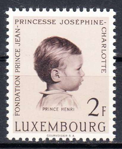 LUXEMBOURG - 1957 - Royauté - Yvert 528 Neuf * 