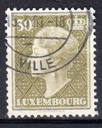 LUXEMBOURG - 1958 - Grande Duchesse Charlotte - Yvert 545 Oblitéré 