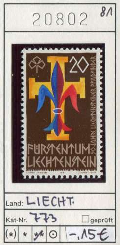 Liechtenstein 1981  - Michel 773 - ** neuf mnh - 