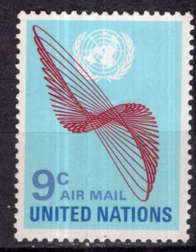 NATIONS UNIES NEW YORK 1972 AIGLE STYLISE NEUF**