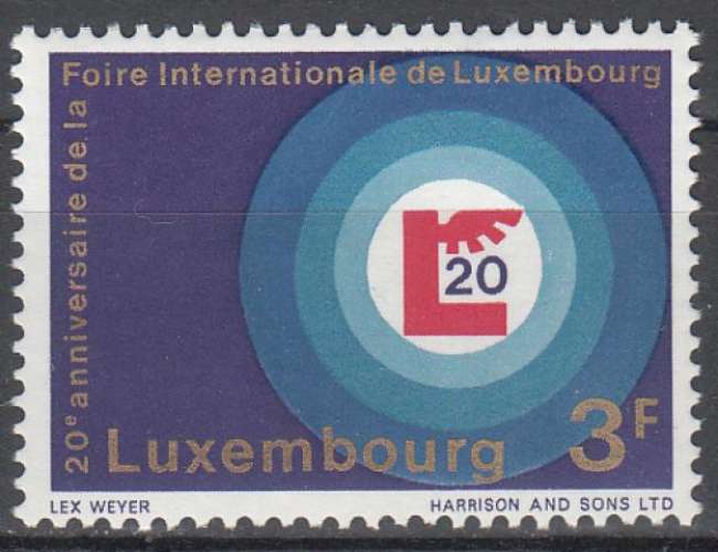 LUXEMBOURG - 1968 - Foire - Yvert 722 - Neuf**