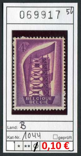 Belgique 1956 - Michel 1044 -  COB 995  -  oo oblit.