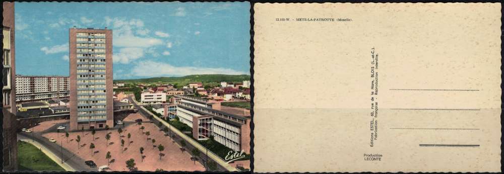 France Carte Postale Postcard Metz la Patrotte Moselle