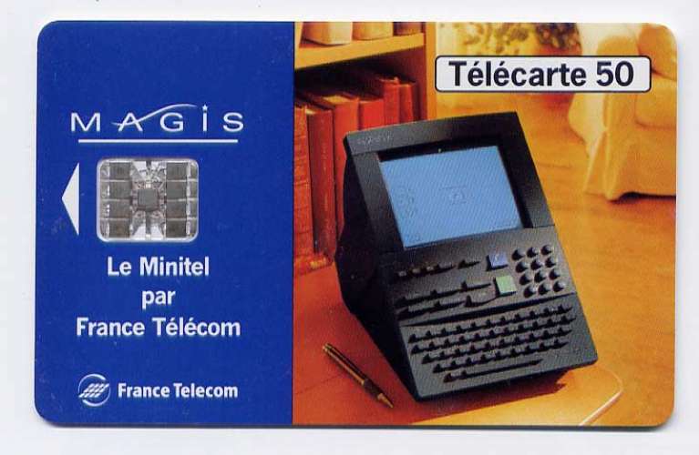 Télécarte 50 Unités n° F567 France 07/95 - Magis noir