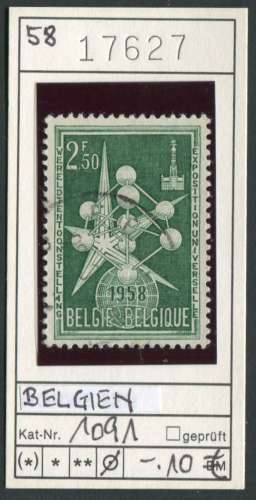 Belgique 1958 - Michel 1091 -  COB 1008A  -  oo oblit.