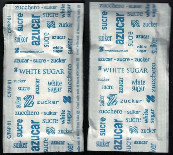 Italie Sachet Sucre Sugar Zucchero C/PAP 81