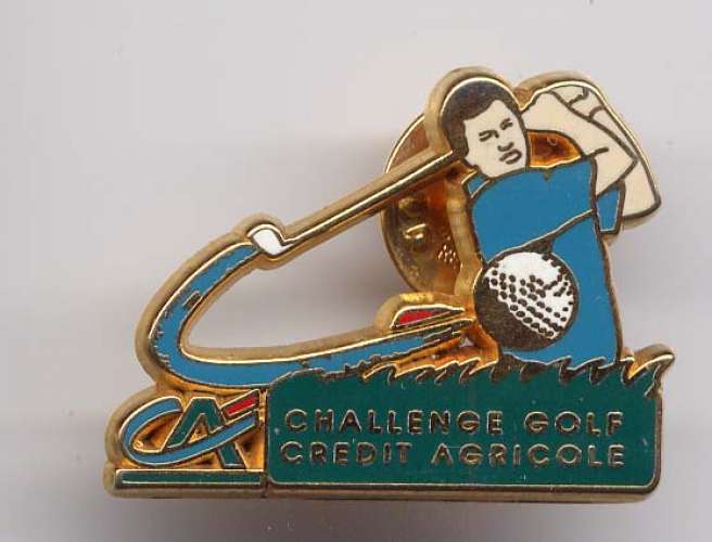 Pin´s Crédit Agricole - Challenge golf