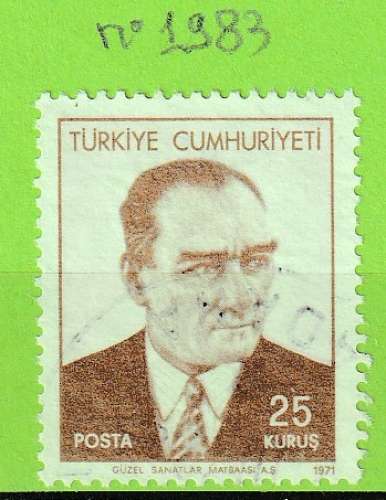 TURQUIE YT N°1983 OBLIT