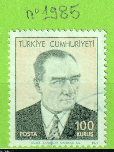 TURQUIE YT N°1985 OBLIT