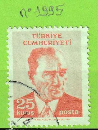 TURQUIE YT N°1995 OBLIT