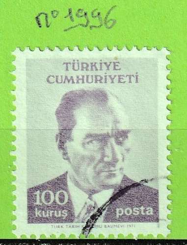 TURQUIE YT N°1996 OBLIT