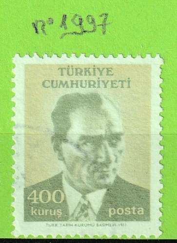 TURQUIE YT N°1997 OBLIT