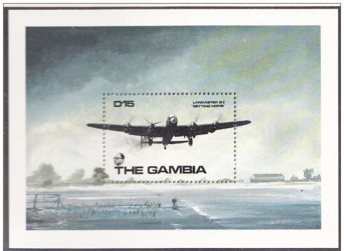 GAMBIE - 1990 - Avions - Yvert 893 / 898 + BF 90 - Neufs **