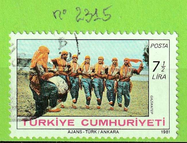 TURQUIE YT N°2315 OBLIT