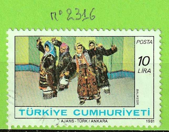 TURQUIE YT N°2316 OBLIT