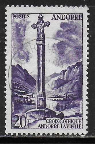 Andorre - Y&T n° 148 - Oblitéré / Used - 1955