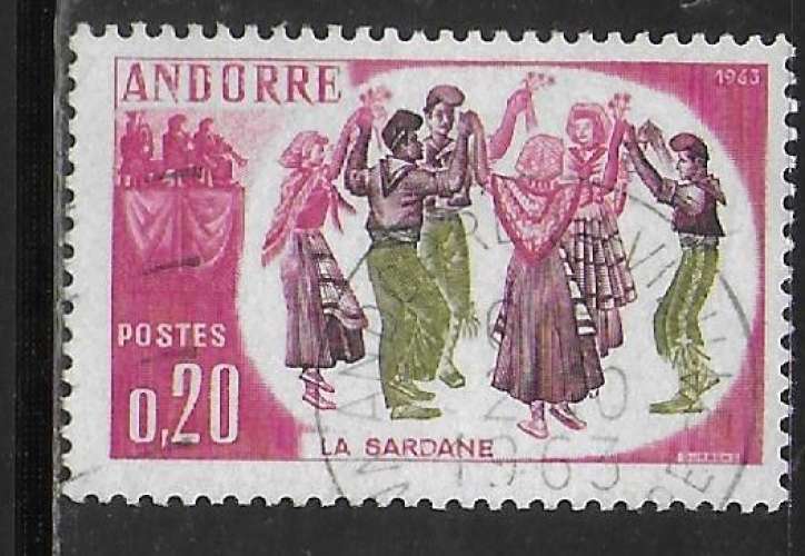 Andorre - Y&T n° 166 - Oblitéré / Used - 1963