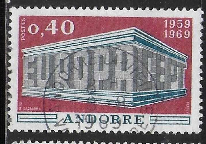 Andorre - Y&T n° 194 - Oblitéré / Used - 1969