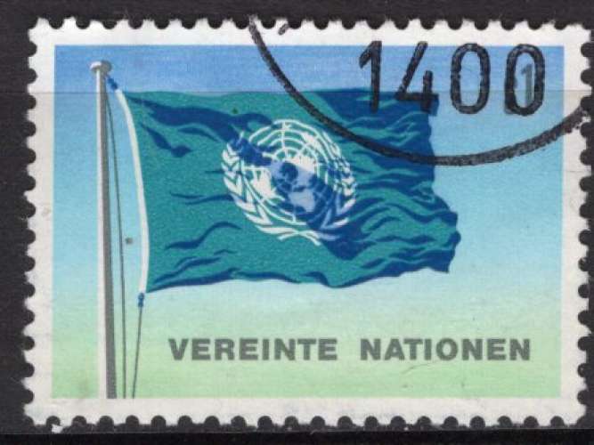 NATIONS UNIES VIENNE 1979 DRAPEAU DES NATIONS UNIES OBLITERE