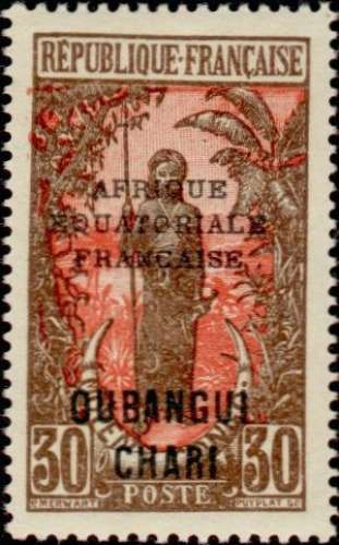 OUBANGUI 1924   N° YT  64  Neuf *