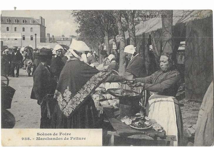 Scènes de Foire - Marchande de Friture (St BRIEUC) - 988