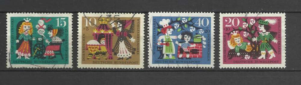 ALLEMAGNE Série Surtaxée YT n° 315 - 318 Côte 2€