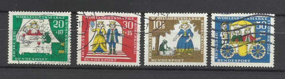 ALLEMAGNE Série Surtaxée YT n° 380 - 383 Côte 2€