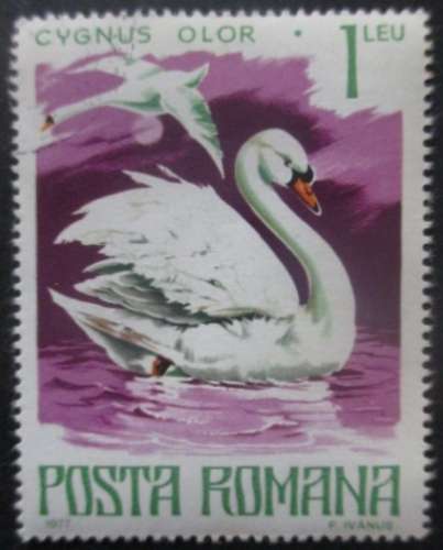 ROUMANIE N°3022 Cygne oblitéré