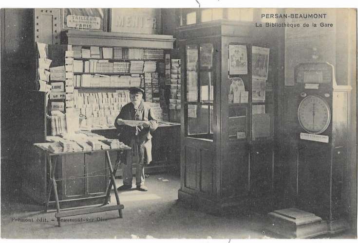 PERSAN-BEAUMONT: la Bibliothèque de la Gare 