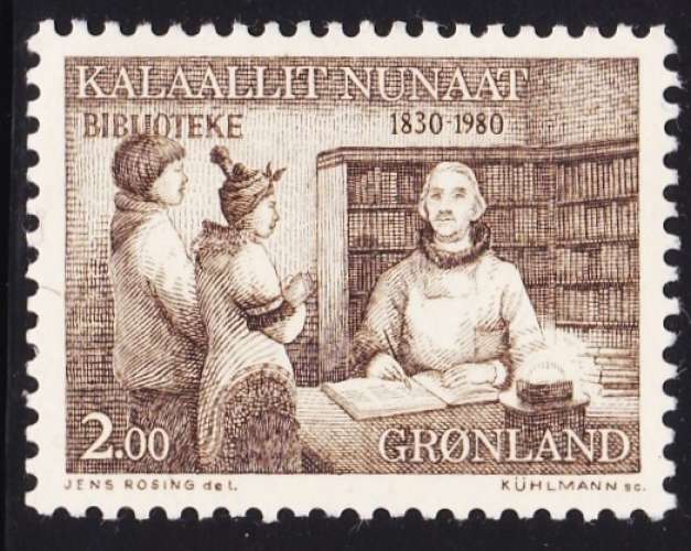 Groenland - Année 1980  - Y&T N° 111*