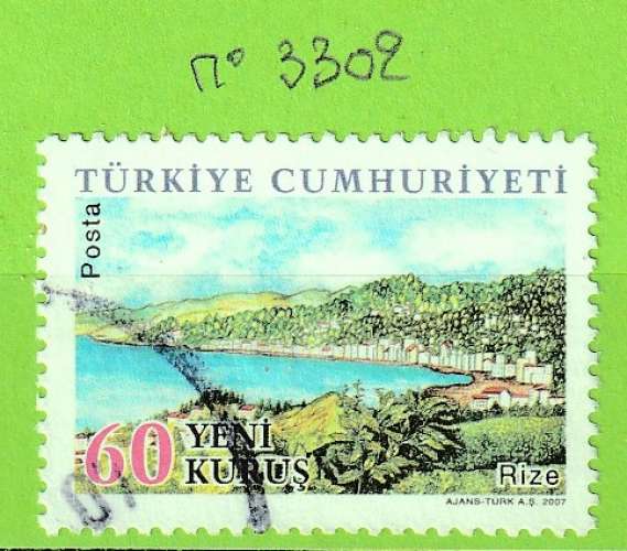 TURQUIE YT N°3302 OBLIT