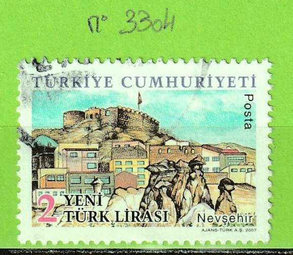 TURQUIE YT N°3304 OBLIT